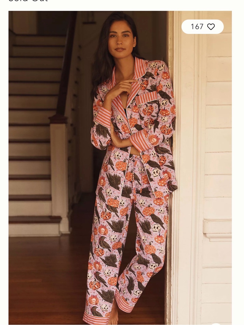 NWT Printfresh + Anthropologie Sleepy Hollow pajama set